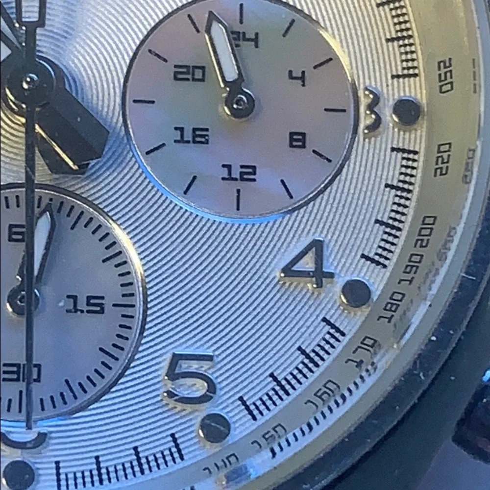 Fossil CH-2794 Chronograph watch w/orig. leather